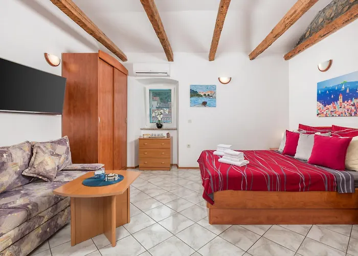 Apartament With Parking Space Punat, Krk - 15451 *